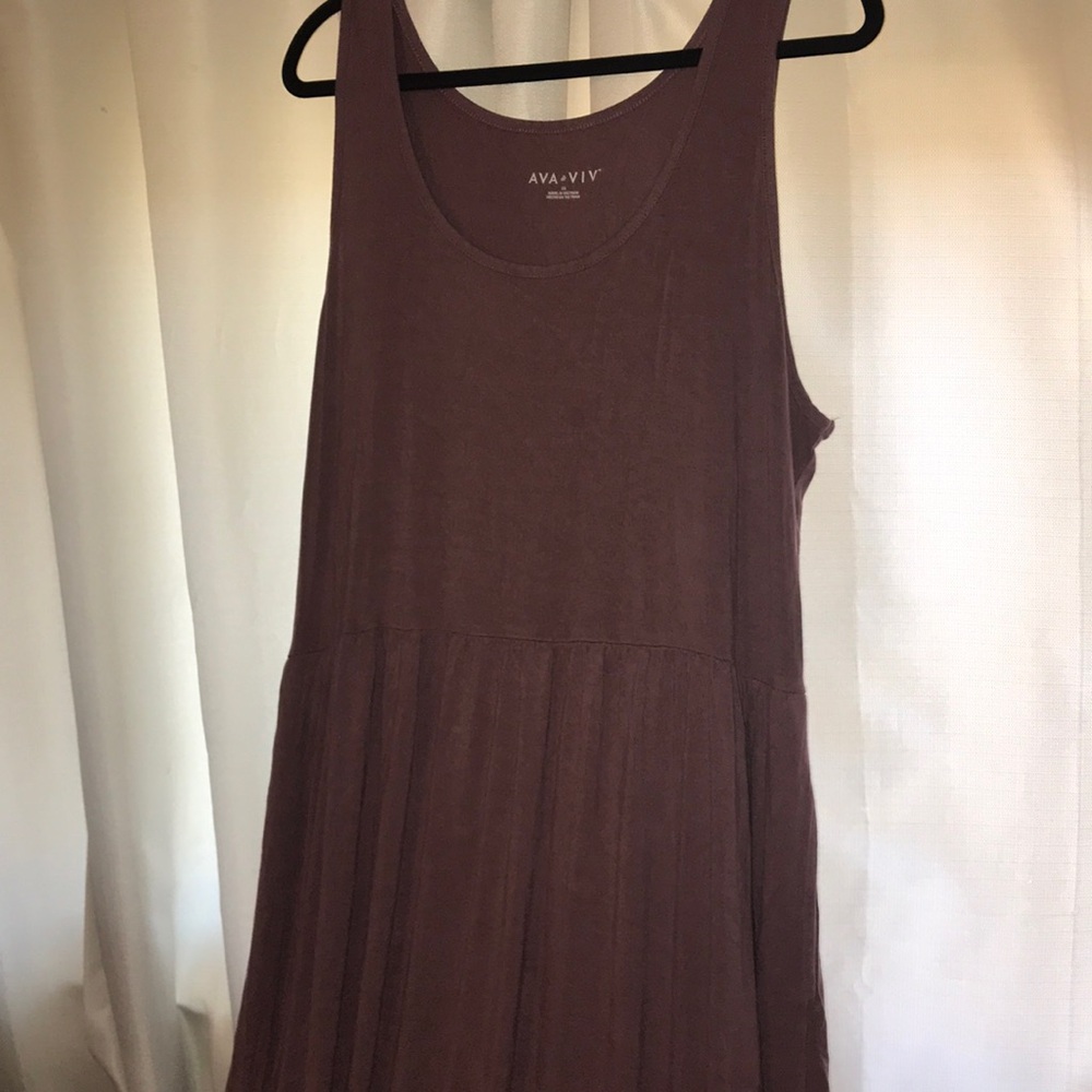 Burgundy Maternity Dress